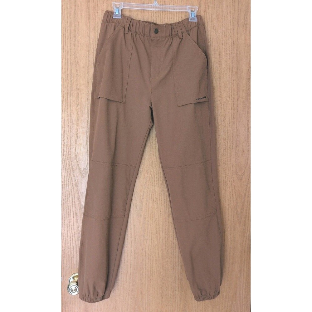 Carhartt Women's Tencel Fiber Series Relaxed Fit Twill Jogger XL Carmel Brown